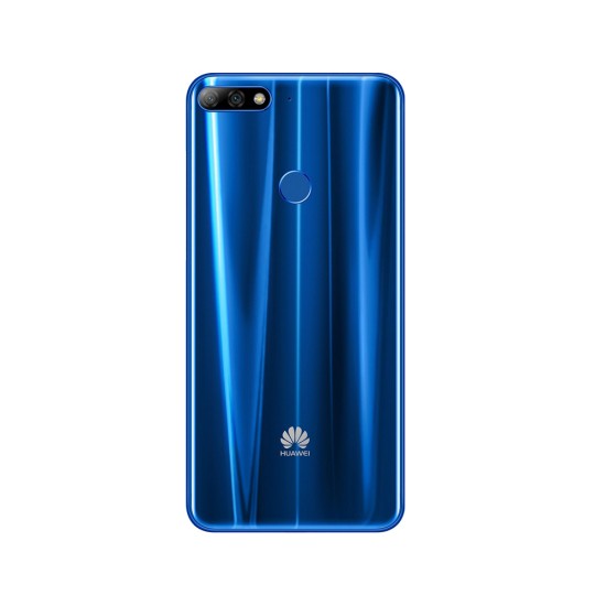 TAPA TRASERA CON LENTE HUAWEI Y7 PRIME 2018 AZUL